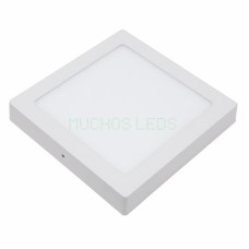 Downlight superficie rcuadrado LED plano 18W. mod. FLAT Surface Square  tono de luz 4000K Elecman